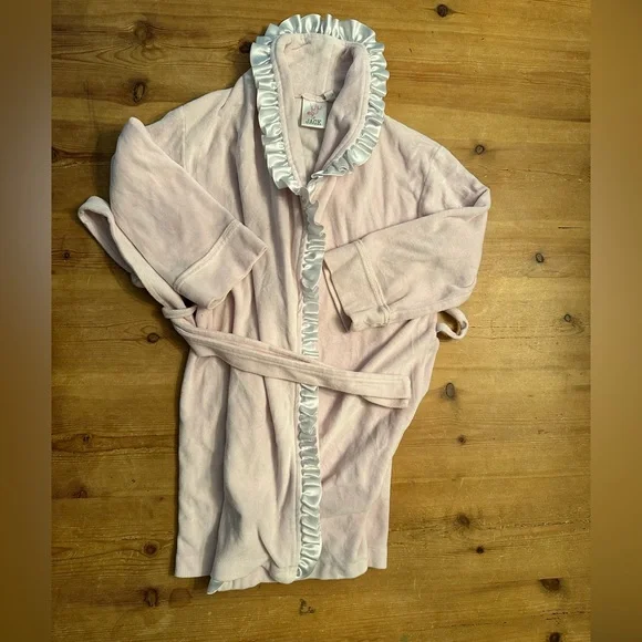 Ballet Pink Ruffle Robe - Picture 1 of 5